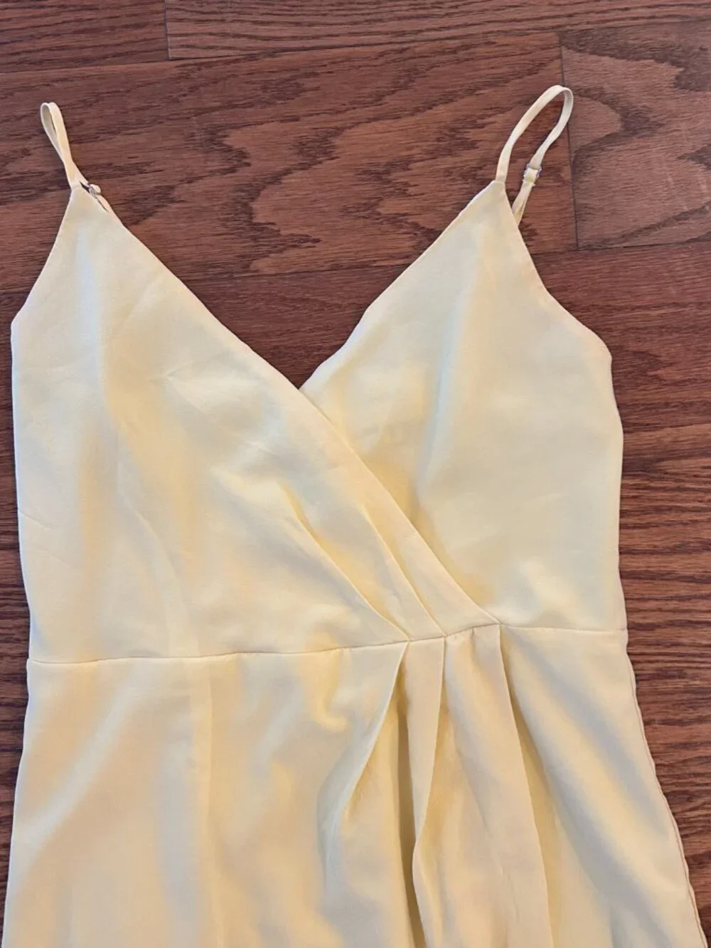 Lavender Brown Silk Wrap Mini Dress Size Small Butter Yellow Cocktail Wedding